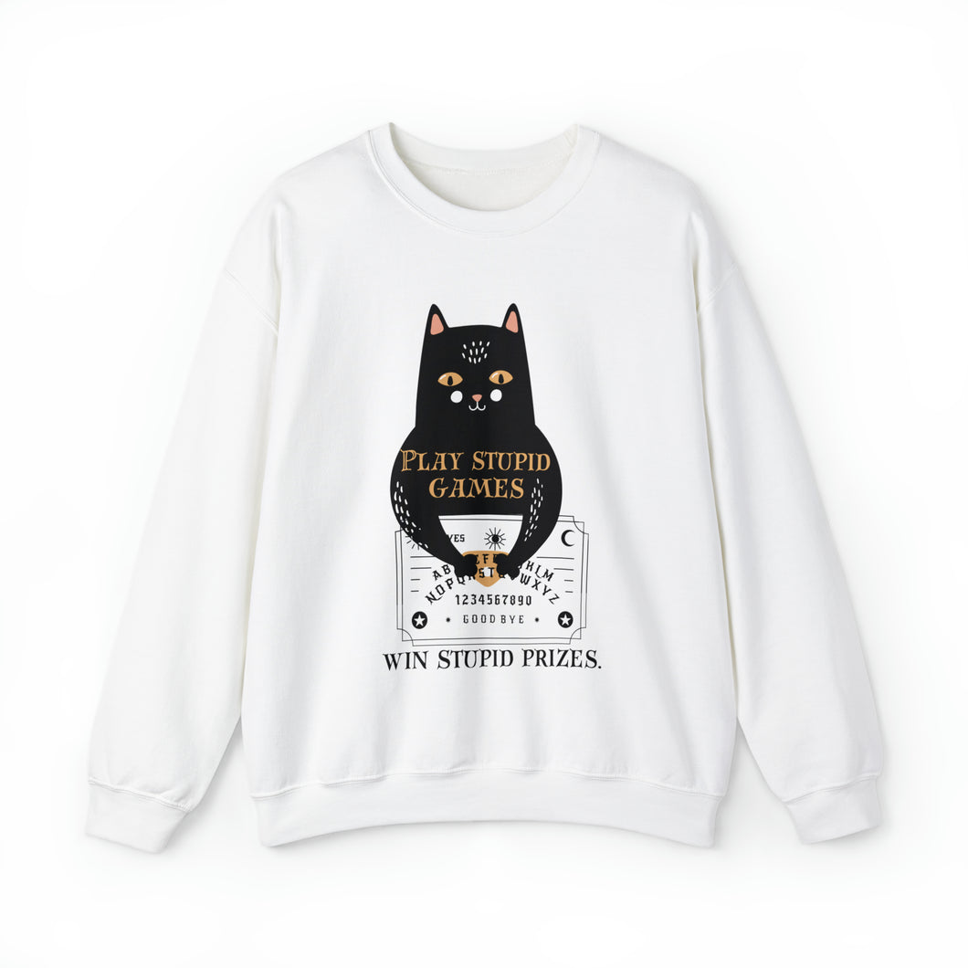 Play Stupid Games, Win Stupid Prizes Unisex Heavy Blend Crewneck Sweatshirt