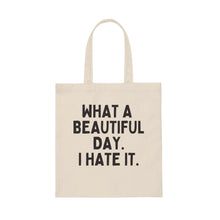 Beautiful Day Cotton Tote Bag