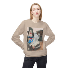 Shark Girl Selfie Buffalo Ghost Crewneck Sweatshirt, Cozy Fall Fashion, Halloween Apparel, Spooky Gift, Unisex Casual Wear