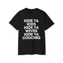 Hide Ya Couches JD Vance Unisex Ultra Soft Cotton Tee