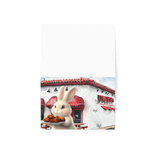 Easter Bunny Getting Wings at Duff's Buffalo Easter Greeting Card