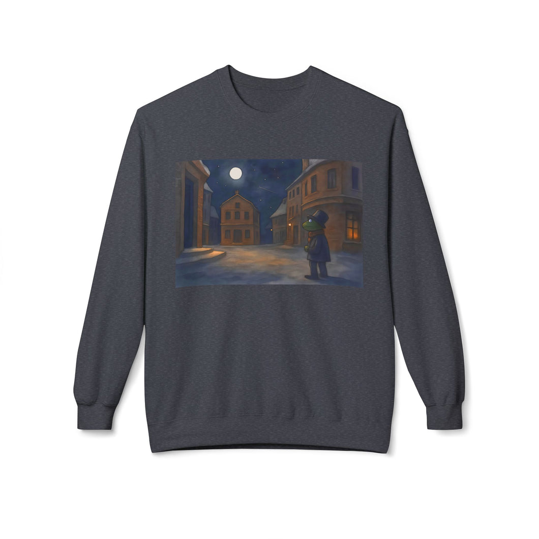 One More Sleep Til Christmas Cozy Unisex Christmas Crewneck Sweatshirt