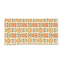 Vintage Floral Patterned Beach Towel