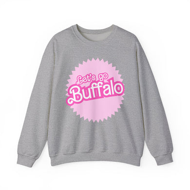 Let's Go Buffalo Barbie Unisex Heavy Blend Crewneck Sweatshirt