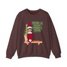 It's Me, Hi, I'm the Problem Elf on a Shelf Unisex Crewneck Sweatshirt