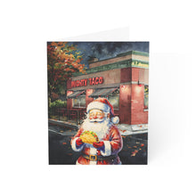 Santa On a Mighty Taco Run Buffalo NY Christmas Greeting Card