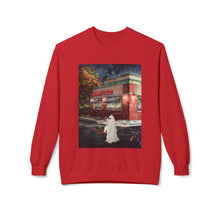 Mighty Taco Buffalo Ghost Crewneck Sweatshirt, Cozy Fall Fashion, Halloween Apparel, Spooky Gift, Unisex Casual Wear