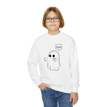 Boo Ghost Youth Crewneck Sweatshirt