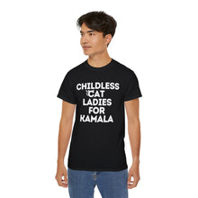 Childless Cat Ladies for Kamala Harris Unisex Ultra Soft Cotton Tee