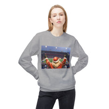 Santa at the Bills Game Cozy Unisex Christmas Crewneck Sweatshirt