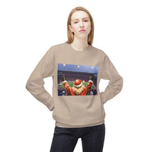 Santa at the Bills Game Cozy Unisex Christmas Crewneck Sweatshirt