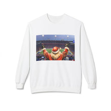 Santa at the Bills Game Cozy Unisex Christmas Crewneck Sweatshirt