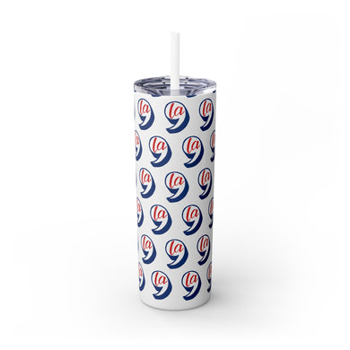 Kamala Harris Skinny Tumbler with Straw, 20oz
