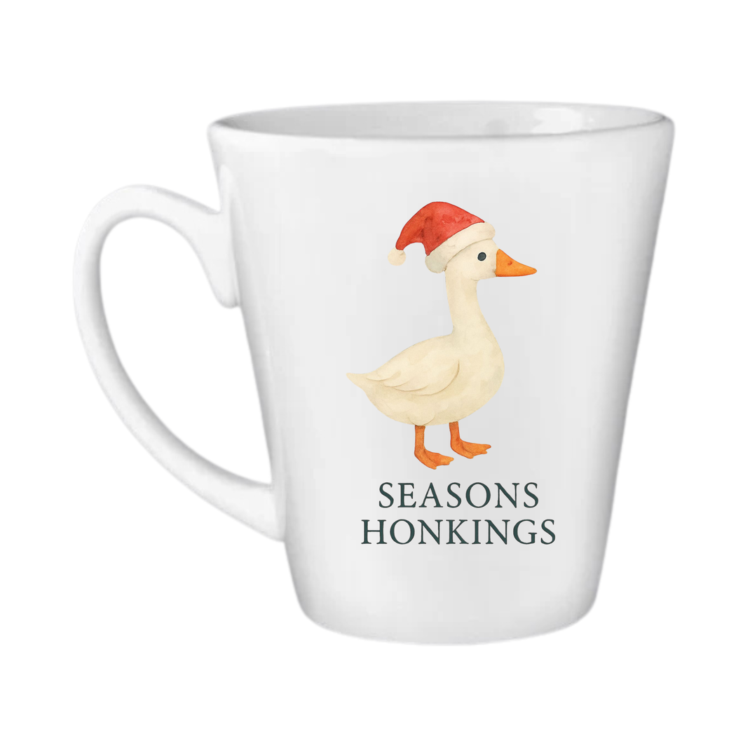 Seasons Honkings Christmas Goose Coffee Mug