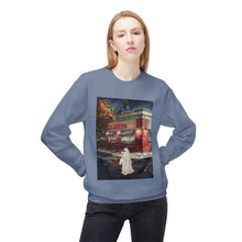 Mighty Taco Buffalo Ghost Crewneck Sweatshirt, Cozy Fall Fashion, Halloween Apparel, Spooky Gift, Unisex Casual Wear