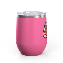 Buffalo Bills Stitched Patch Look Wine Tumbler 12oz Insulated Travel Cup for Wine Lovers, Buffalonians, Bills Fans and Bills Mafia