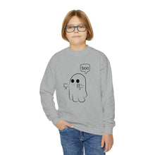 Boo Ghost Youth Crewneck Sweatshirt