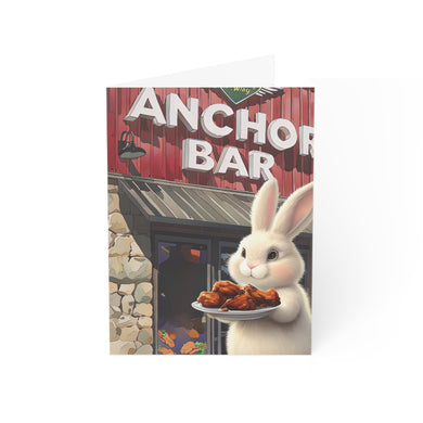Easter Bunny at the Anchor Bar Buffalo Easter Greeting Card