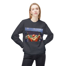 Santa at the Bills Game Cozy Unisex Christmas Crewneck Sweatshirt