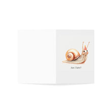 Am I Late? Belated Birthday Greeting Card