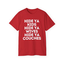 Hide Ya Couches JD Vance Unisex Ultra Soft Cotton Tee