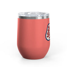 Buffalo Bills Stitched Patch Look Wine Tumbler 12oz Insulated Travel Cup for Wine Lovers, Buffalonians, Bills Fans and Bills Mafia