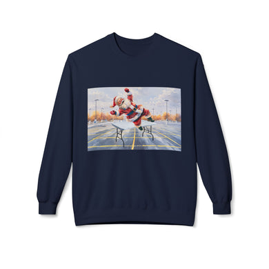 Santa Bills Mafia Tailgate Table Smash Unisex Cozy Crewneck Sweatshirt