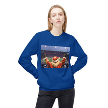 Santa at the Bills Game Cozy Unisex Christmas Crewneck Sweatshirt
