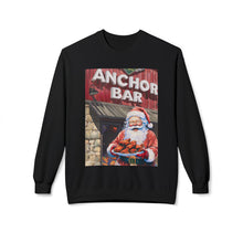 Santa with Wings at Anchor Bar Unisex Cozy Crewneck Sweatshirt