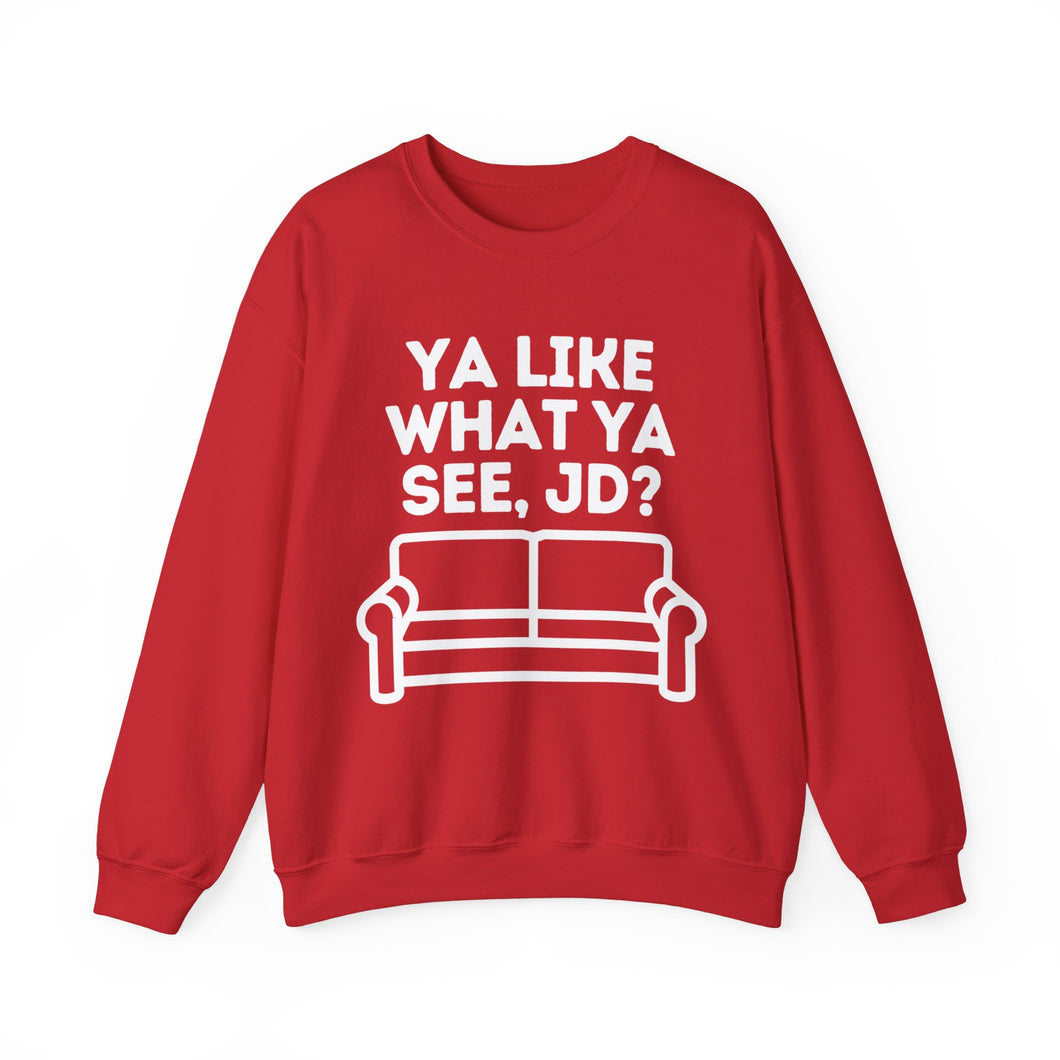 Ya Like What Ya See JD JD Vance Unisex Crewneck Sweatshirt Buffalovely