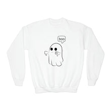 Boo Ghost Youth Crewneck Sweatshirt