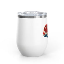 Buffalo Bills Mafia Stitched Patch Look Wine Tumbler 12oz Insulated Travel Cup