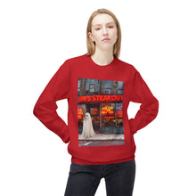Jim's Steakout Buffalo Ghost Crewneck Sweatshirt, Cozy Fall Fashion, Halloween Apparel, Spooky Gift, Unisex Casual Wear
