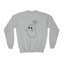 Boo Ghost Youth Crewneck Sweatshirt