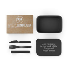 Go Ahead and Push Me to the Back of the Fridge Bento Box with Band and Utensils