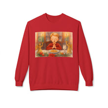 Kevin's Mac and Cheese Blessing Cozy Unisex Christmas Crewneck Sweatshirt