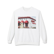 Duffs Chicken Wings Buffalo Ghost Crewneck Sweatshirt, Cozy Fall Fashion, Halloween Apparel, Spooky Gift, Unisex Casual Wear