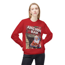 Santa with Wings at Anchor Bar Unisex Cozy Crewneck Sweatshirt