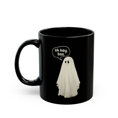 Funny Oh Hey Boo Ghost Mug- Funny Halloween Mug, Spooky Season Coffee Cup