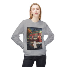 Mighty Taco Buffalo Ghost Crewneck Sweatshirt, Cozy Fall Fashion, Halloween Apparel, Spooky Gift, Unisex Casual Wear
