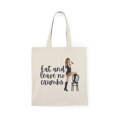 Eat and Leave No Crumbs Taylor Swift Midnights Swiftie Tote Bag