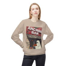 Anchor Bar Buffalo Ghost Crewneck Sweatshirt, Cozy Fall Fashion, Halloween Apparel, Spooky Gift, Unisex Casual Wear Chicken Wings