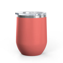 Buffalo Stitched Patch Look Wine Tumbler 12oz Insulated Travel Cup