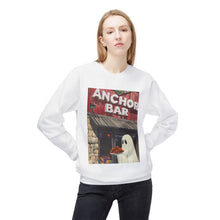 Anchor Bar Buffalo Ghost Crewneck Sweatshirt, Cozy Fall Fashion, Halloween Apparel, Spooky Gift, Unisex Casual Wear Chicken Wings