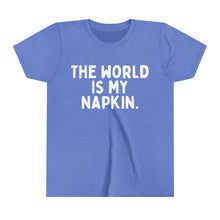 The World is My Napkin Youth Short Sleeve Tee