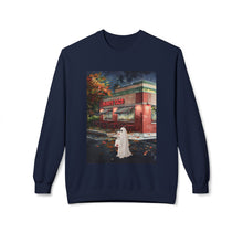 Mighty Taco Buffalo Ghost Crewneck Sweatshirt, Cozy Fall Fashion, Halloween Apparel, Spooky Gift, Unisex Casual Wear