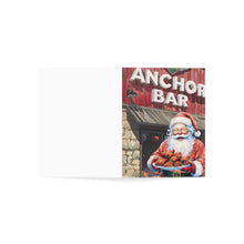 Santa at the Anchor Bar Buffalo NY Christmas Greeting Card