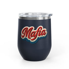 Buffalo Bills Mafia Stitched Patch Look Wine Tumbler 12oz Insulated Travel Cup