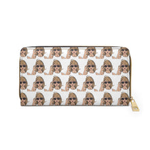 Taylor Swift Patterned Full Zipper Faux Leather Wallet