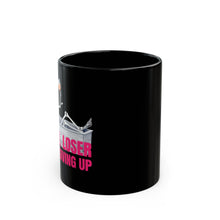 Get In Loser, We're Giving Up Skeleton Mean Girls Mug 11oz or 15oz Black Mug, Cheeky Halloween Coffee Mug, Mean Girls Design